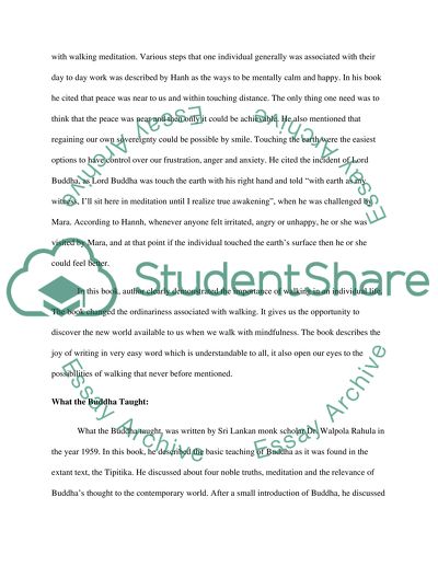 Major Buddhist Ideas and Practices