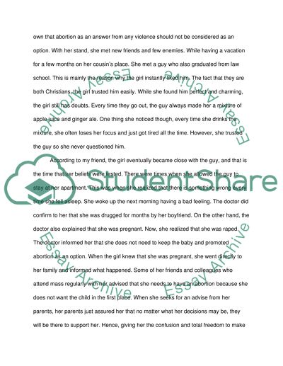 How It to Be Raped and Pregnant