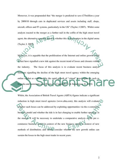 Travel Agency Management in the UK