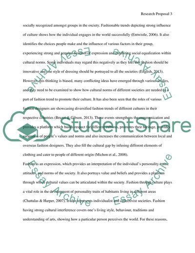 Impact of Culture on Fashion Designs