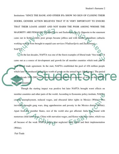 Differences in Worlds Economic Models. Structural Trade Adjustment. Fair Trade policy