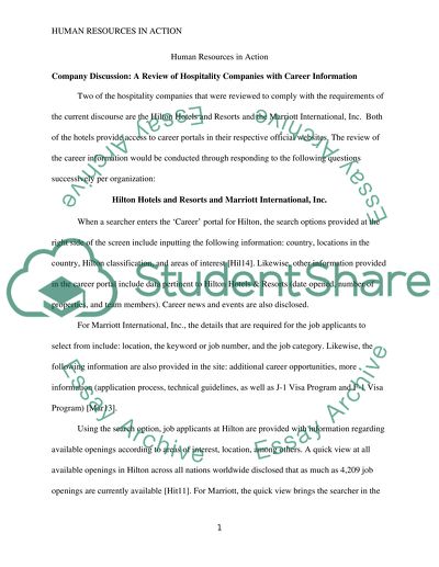 HUMAN RESOURCES IN ACTION