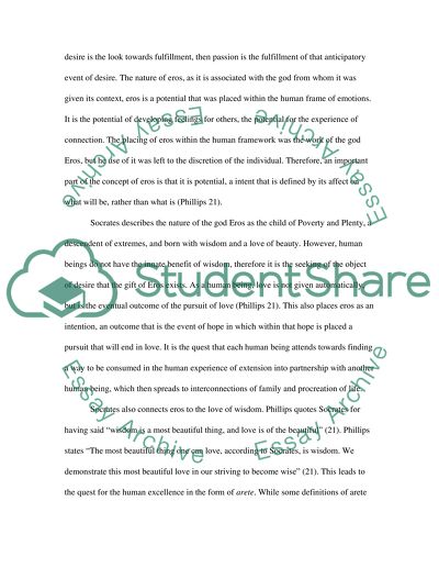 Contrasts on the Topic of Eros