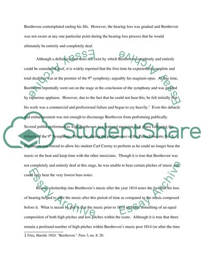 Musical Career of Beethoven