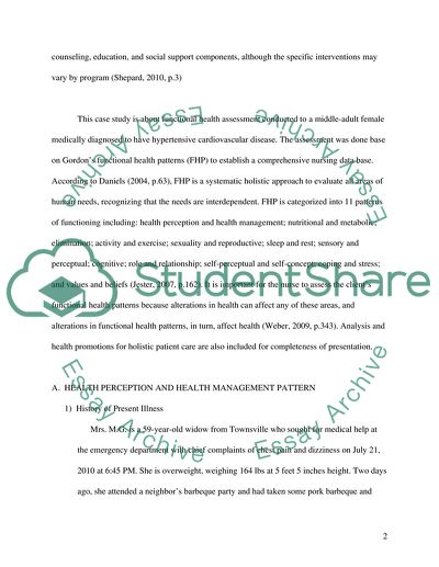 Functional Assessment in the Middle Years - a Hypertensive Cardiovascular Disease