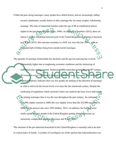 Changing Nature of the Family in the United Kingdom