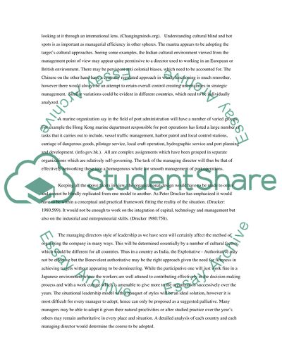 Adapting leadership styles while organising commanies overseas