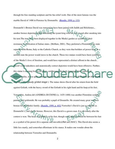 The Famous Depictions of David