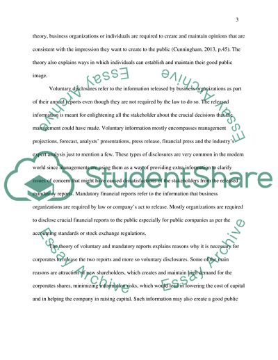 Impression management in accounting