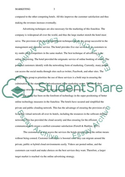 The assignment is to develop an advertising strategy for a franchise of your choosing