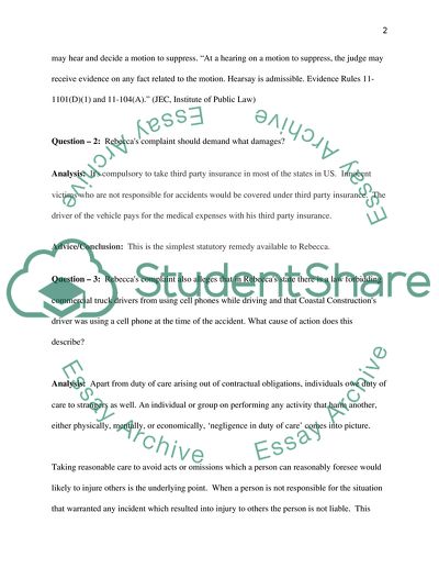 Business Law and Motion to Suppress