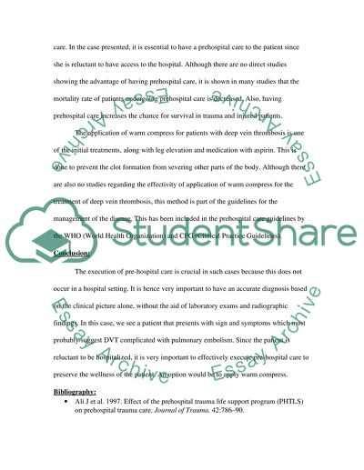 Making clinical decisions with chronic/complex patients (In paramedics area)