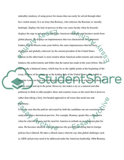 International Relations and Foreign Policy