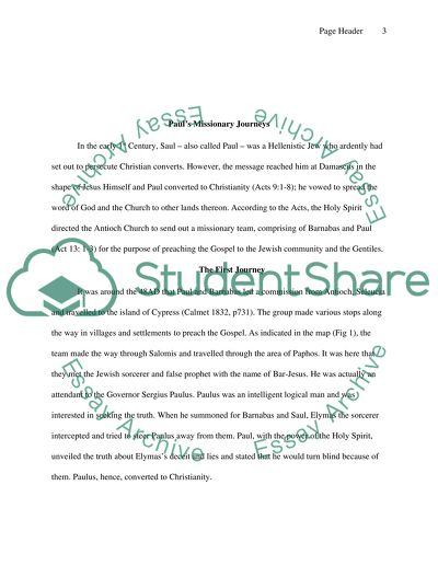 Pauls Missionary Journeys