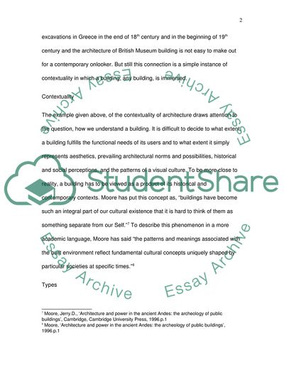 History and Theory: Buildings in Context