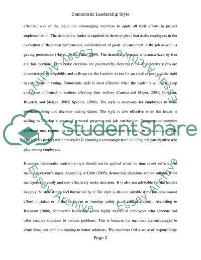 Leadersip And Management