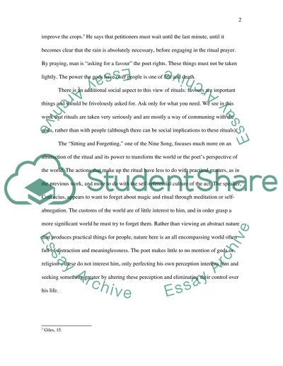 Chinese literature Unit 3