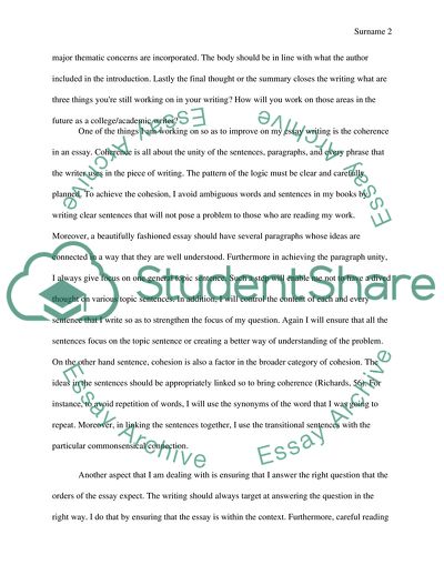 Main Features of Writing Strategy