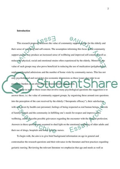 Assignment Number Two Research Proposal