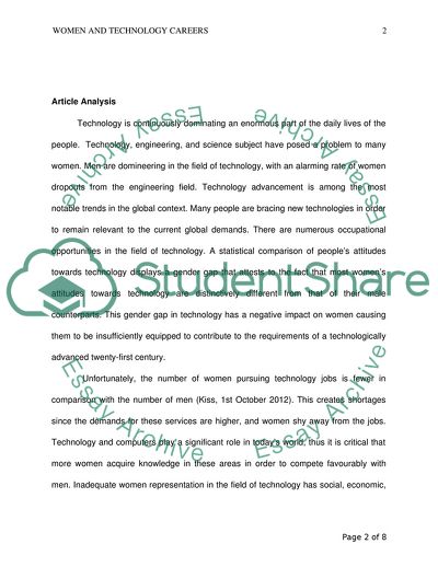 Why There Are Few Women Working in Technology