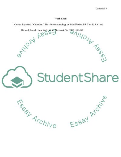 Cathedral by Raymond Carver