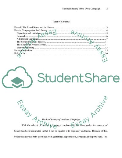 The Real Beauty of the Dove Campaign: A Critical Analysis