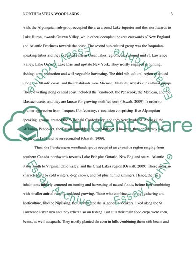 Northeastern Woodlands: Precontact Life Ways, Changes during Contact, and Colonialism