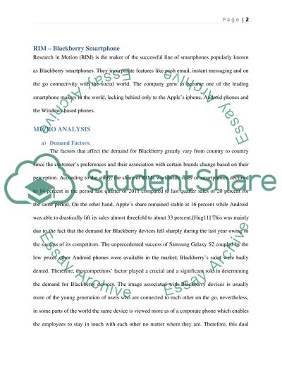 Research in Motion - Blackberry Smartphones