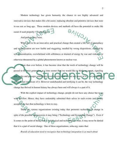 Critical and Rational Analysis of Technology Change Models