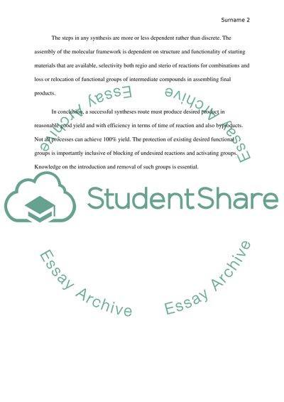 INTRODUCTION MULTI-STEP SYNTHESIS LAB REPORT