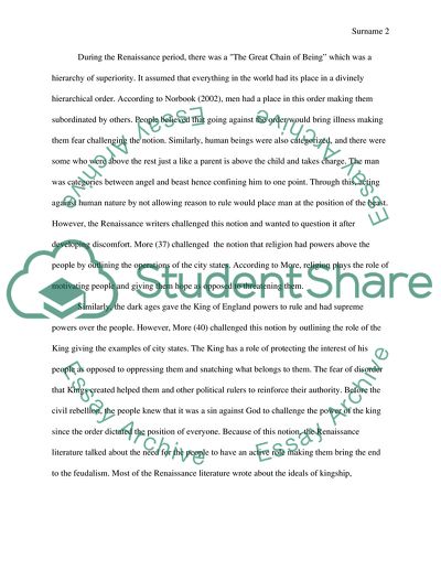 Renaissance Literature Period