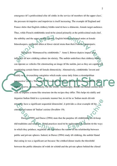 The Nature and Cultural Value of Cookbooks