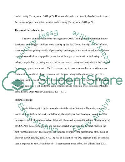 The impact of the Financial Crisis on Banking Industry