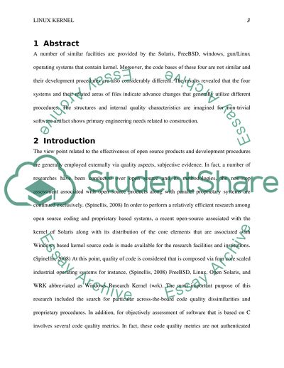 The Design of an Operating System Performance - the Windows Kernel