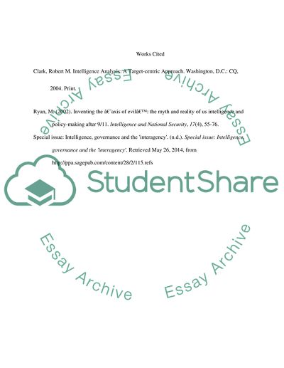 Intelligence and National Security