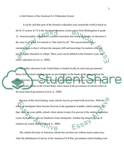 Structural Inequality in the American K-12 System