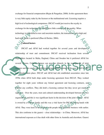 Strategic Global Operations