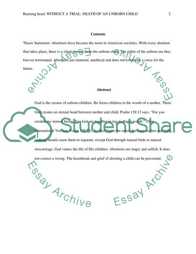 The Unheard Voices of a Child