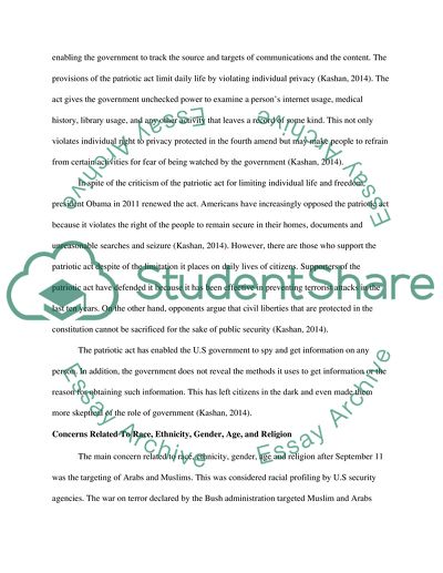 Societal Implications of the USA Patriot Act and How It Limits Daily Life