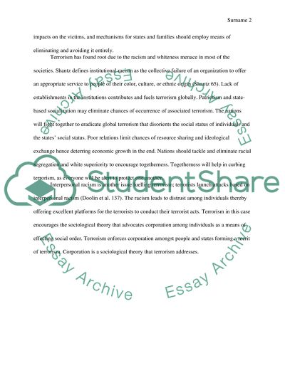 Research paper that explores an ethnic sociological issue