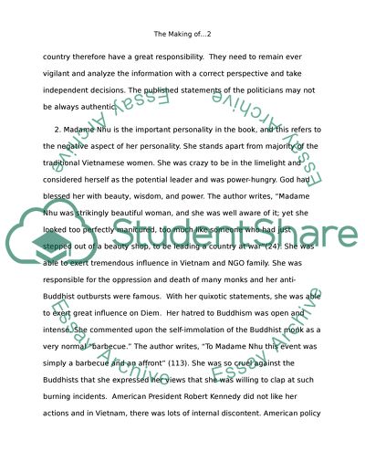 The Making of A Quagmire