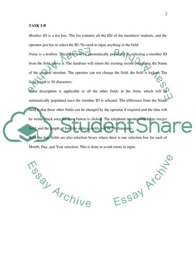 Student Identification Form