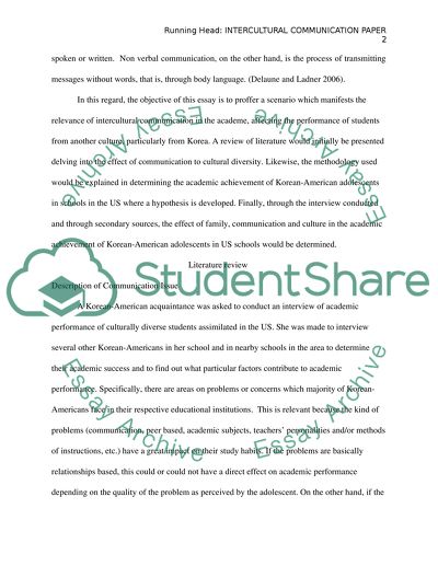 The Academic Achievement of Korean-American Adolescents in Schools in the US