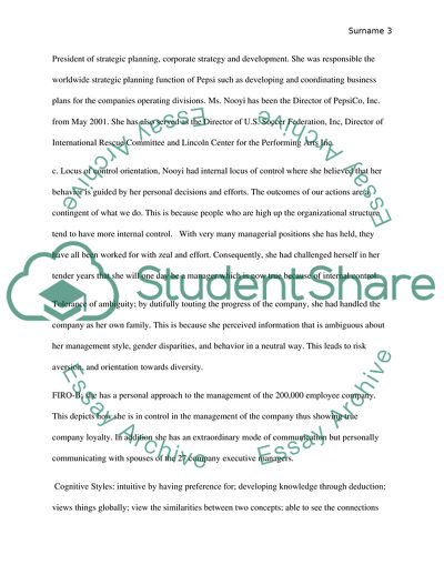 Business Leader: Indra Nooyi