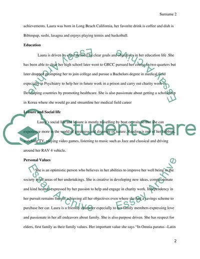 Peer Profile with Research (Or come up with another topic)