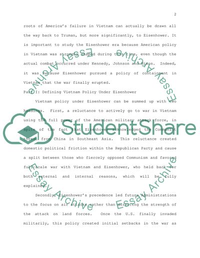 Eisenhower and U.S. Policy in Southeast Asia