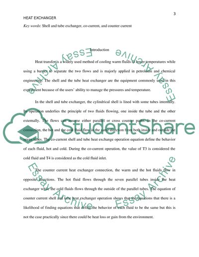 Determining the Heat Exchanger