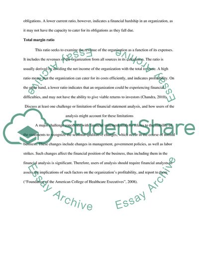 Financial Statement and Operating Indicator Analysis