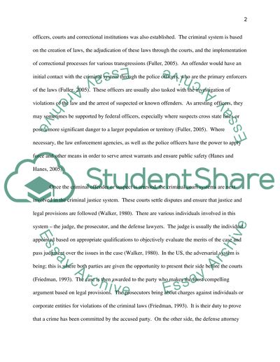 Policy Made and Implemented in Criminal Justice