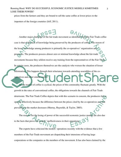 International Finance (The problem with Fair Trade Coffee)